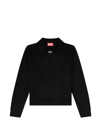 Diesel Polo M-lilli In Black