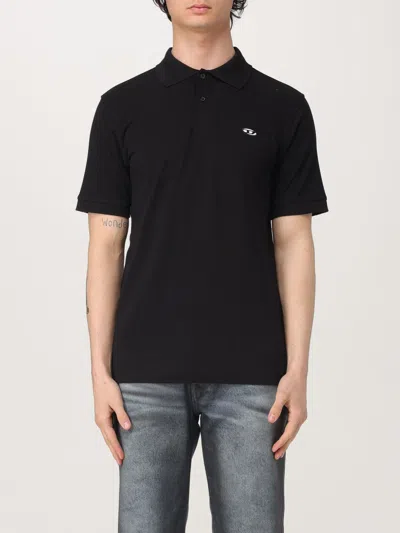 Diesel Polo Shirt  Men Color Black