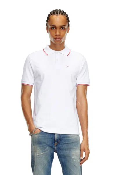 Diesel Polos In White