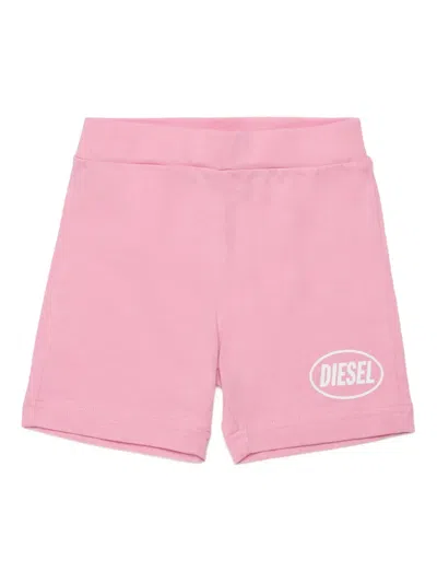 Diesel Babies' Polpyshortb Logo-detail Shorts In Multi