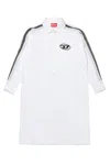 Diesel Oval D-embroidered Shirtdress In White