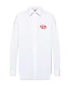Diesel S-dou-plain Shirt In White