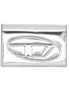 Diesel Multicolour Pmu Wallet In Silver