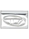 Diesel Multicolour Pmu Wallet In Silver