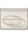 Diesel Trifold Wallet In Silver
