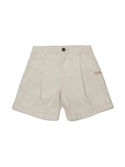 Diesel Kids' Posdy Shorts In Neutrals