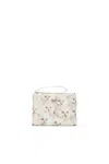 Diesel Pouch In Printed Glossy Pu In White