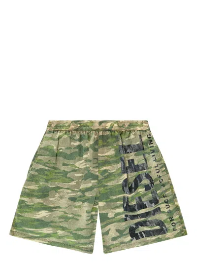 Diesel Powel-47.5-utlt Swim Shorts In Green