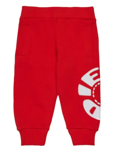 Diesel Babies' Pravonb Track Pants In Red
