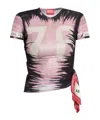Diesel Print T-shirt In Black