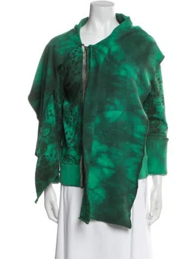 Pre-owned Diesel Printed Jacket In Green