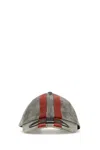 Diesel Printed Leather C-olav Baseball Cap