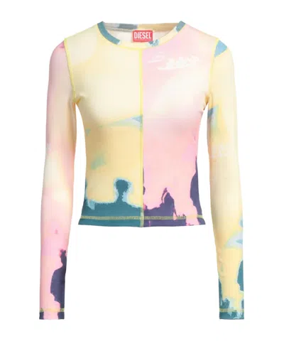 Diesel Printed Longsleeve Tshirt In Multi