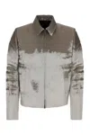 Diesel Printed Polyester Blend J-pylon Jacket