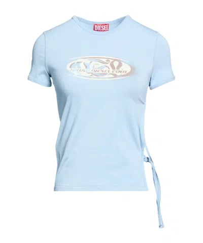 Diesel Printed Short-sleeve T-shirt In Blue