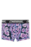 Diesel Printed Stretch Polyester Boxer In Purple