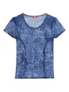 Diesel Printed T-shirt In Blue