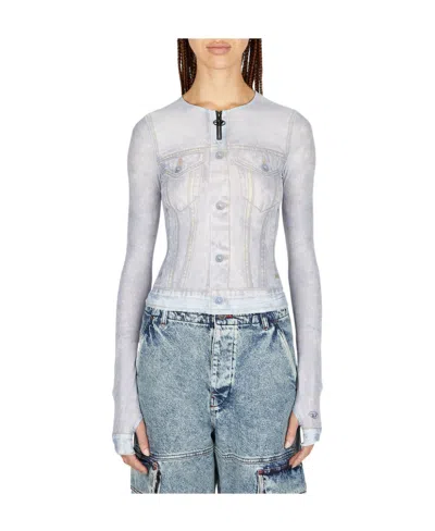 Diesel Printed T-shirt In White