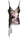 Diesel Women's Printed Tank Top In Black