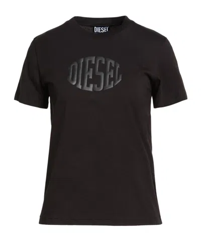 Diesel Printed T-shirts In Black