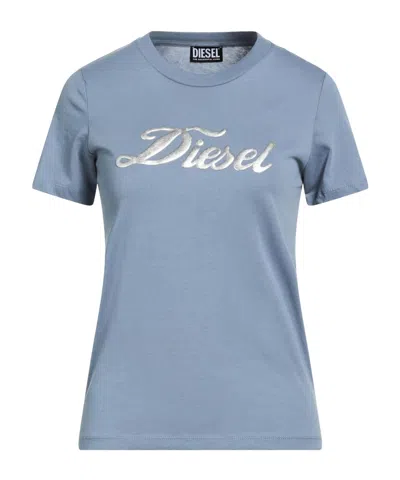 Diesel Printed T-shirts In Blue