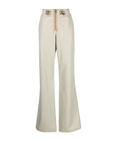 Diesel P-smilace Cotton-twill Trousers In Metallic