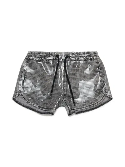 Diesel Kids' Psunny Shorts In Grey