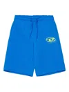 Diesel Psvale Logo-detail Shorts In Blue