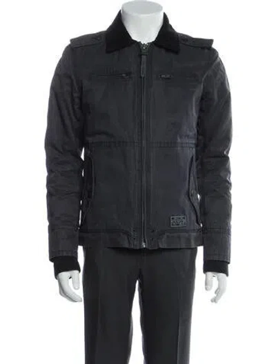 Pre-owned Diesel Puffer Coat In Gray