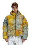 Diesel W-bogaert Padded Jacket In Multicolor