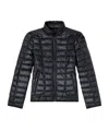 Diesel Puffer Jacket With Biker Details In Black