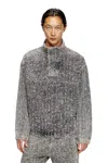 Diesel Gray D-flow-s2 Turtleneck In Grey