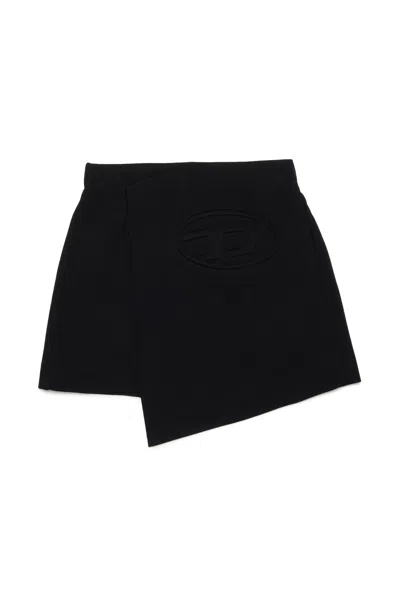Diesel Kids' Punto Milano Wallet Skirt In Black