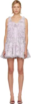 Diesel Astrid Faux Fur Dress In White
