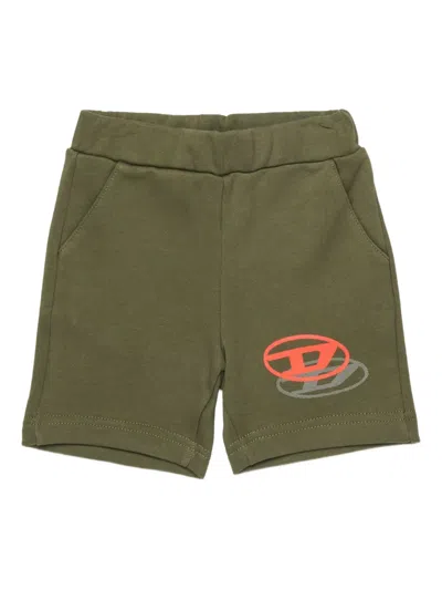 Diesel Babies' Pvaleshortb Logo-detail Shorts In Multi
