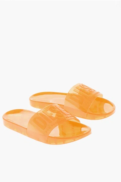 Diesel Pvc Slides Sa-karaibi In Orange