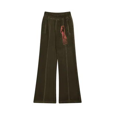 Pre-owned Diesel Quinn Double-knit Track Pants 'olive' | Green | Men's Size M