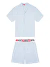 Diesel Rafael Check-print Loungewear Set