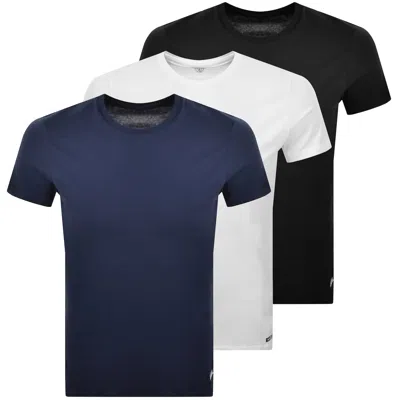Diesel Randal 3 Pack T Shirts In Navy