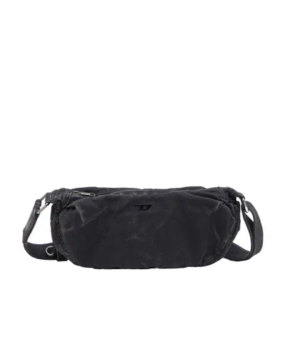 Diesel Rave-small Crossbody Bag In Faded Denim In T8013