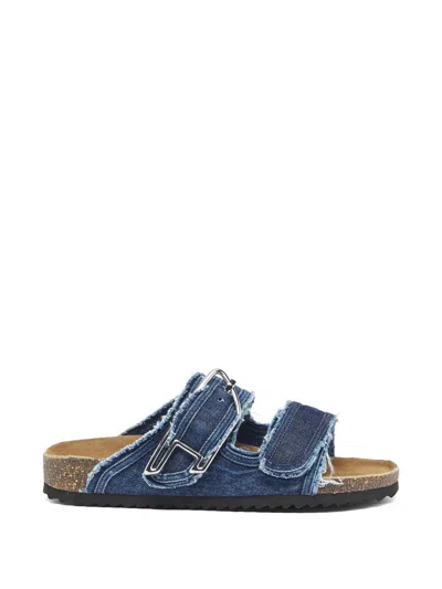 Diesel Raw-cut D-buckle Sandals In Multi