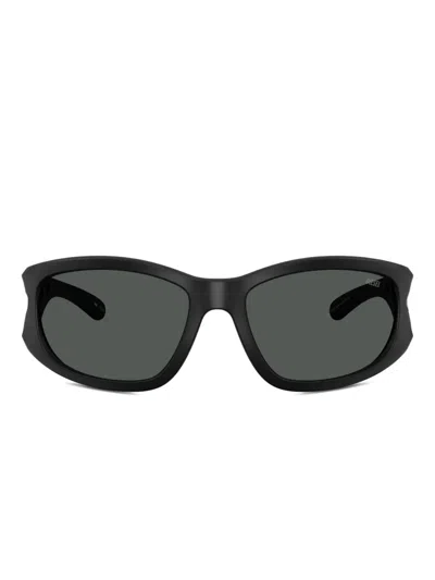 Diesel Rectangle-frame Sunglasses In Black
