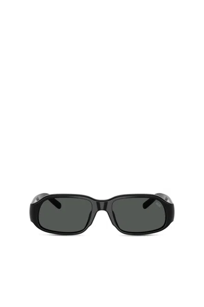 Diesel Rectangle Sunglasses In Black
