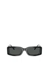 Diesel Rectangle Sunglasses In Black