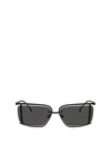 Diesel Occhiali Da Sole Rettangolari In Black