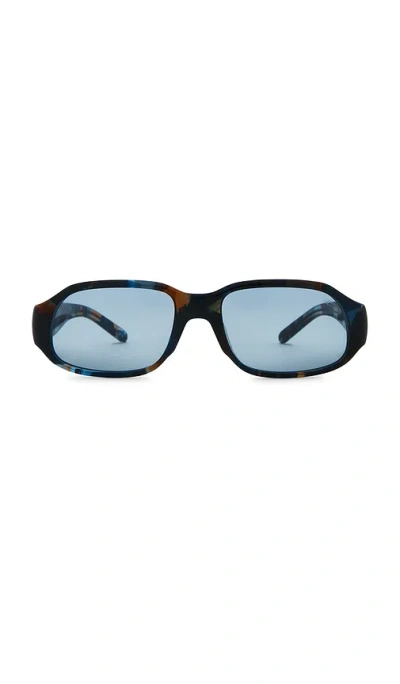 Diesel Rectangle Sunglasses In Blue