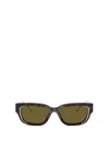 Diesel Rectangle Sunglasses In Brown
