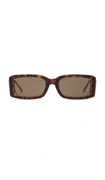 Diesel Rectangle Sunglasses In Brown