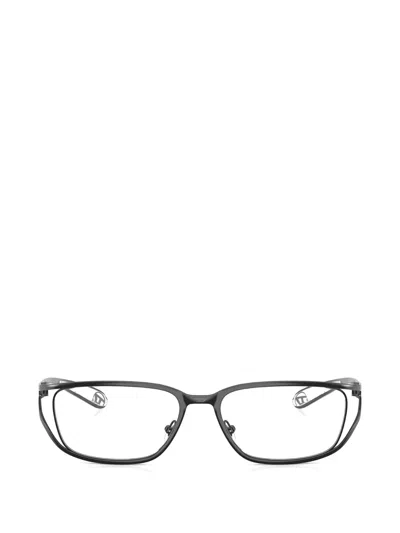 Diesel Rectangle-frame Glasses In Black