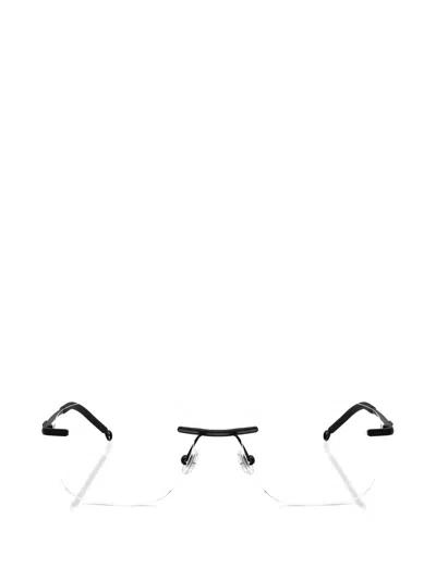 Diesel Rectangle-frame Glasses In Black